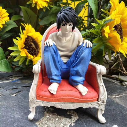 Deathnote Anime Figur - L  13 cm PVC | Figurama