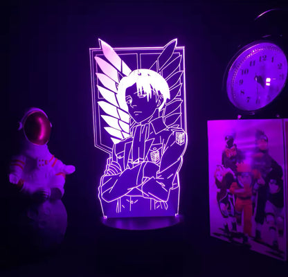 Attack On Titan Deko – Anime Nachtlampe Licht Desktop Dekoration | Figurama