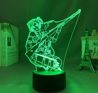 Attack On Titan Deko – Anime Nachtlampe Licht Desktop Dekoration | Figurama