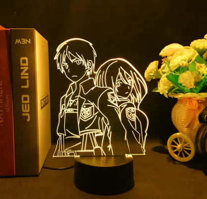 Attack On Titan Deko – Anime Nachtlampe Licht Desktop Dekoration | Figurama