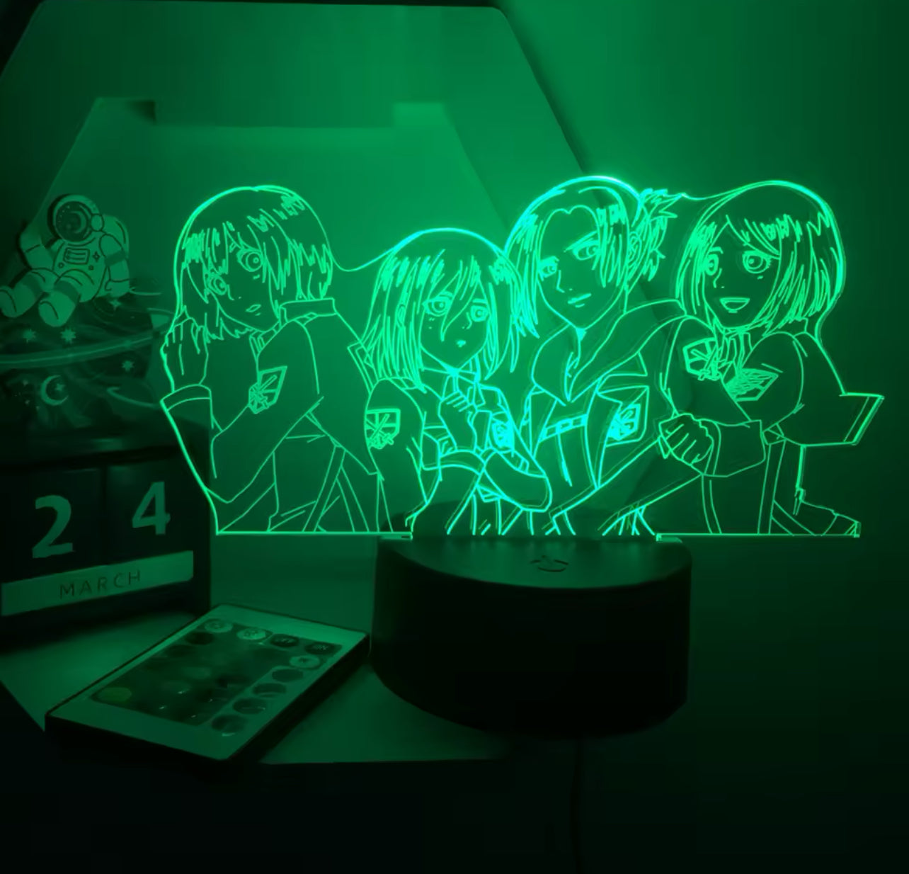 Attack On Titan Deko – Anime Nachtlampe Licht Desktop Dekoration | Figurama