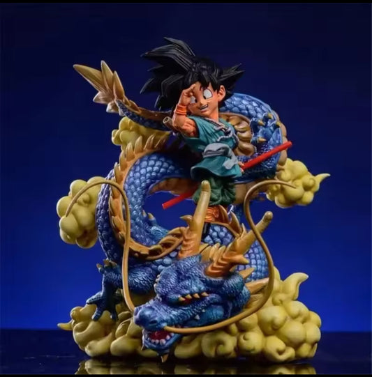 Dragon Ball Anime Figur - Son Goku & Dragon 15 cm PVC | Figurama